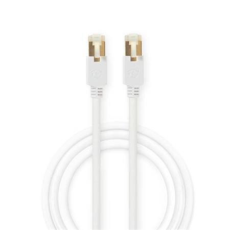 Nedis CCBW85221WT50 - CAT6 S/FTP Síťový Kabel | RJ45 (8P8C) Zástrčka – RJ45 (8P8C) Zástrčka | 5 m | Bílá barva