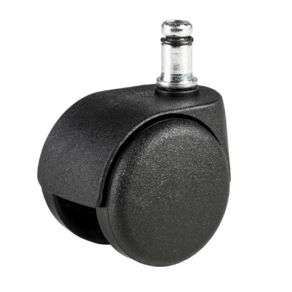 Náhradní kolečka k židlím - na měkké podlahy, čern