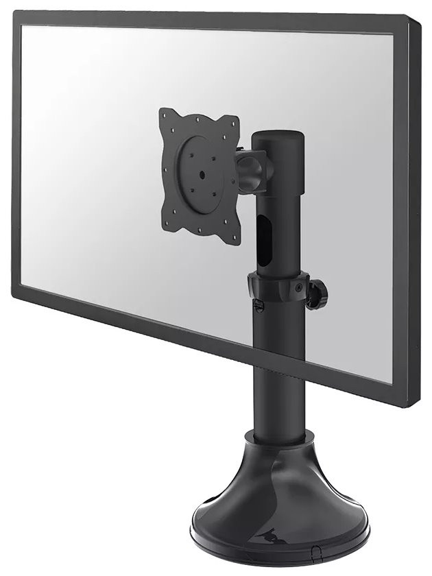 Neomounts FPMA-D025BLACK/Držák displeje/na stůl/10-30"/průchodka/VESA 100X100/nosn.12kg/1 displej/černý