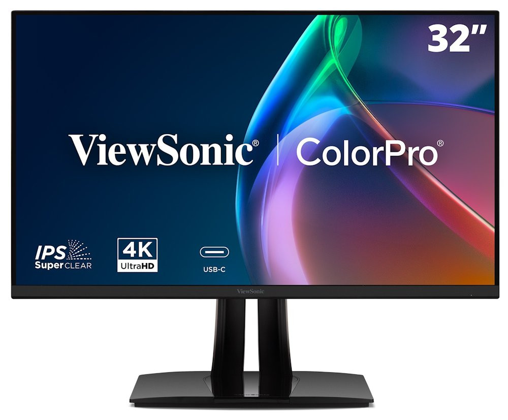 ViewSonic VP3256-4K / 32"/ IPS/ 16:9/ 3840x2160/ 5ms/ 350cd/m2/ DP/ HDMI/ 2xUSB-A/ USB-B / USB-C PD-100W/ PIVOT/ Repro