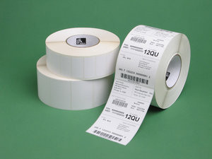 Zebra Label, Paper, 76x51mm; Direct Thermal, Z-Perform 1000D, Uncoated, Permanent Adhesive, 76mm Core, Perforation