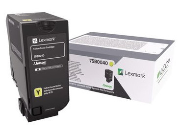 Lexmark CX/CS/ 727,728  Yellow Toner Cartridge 75B0040 - 10 000 str.