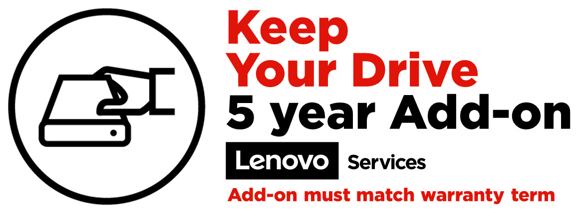 Lenovo rozšíření záruky ThinkPad 5Y Keep Your Drive