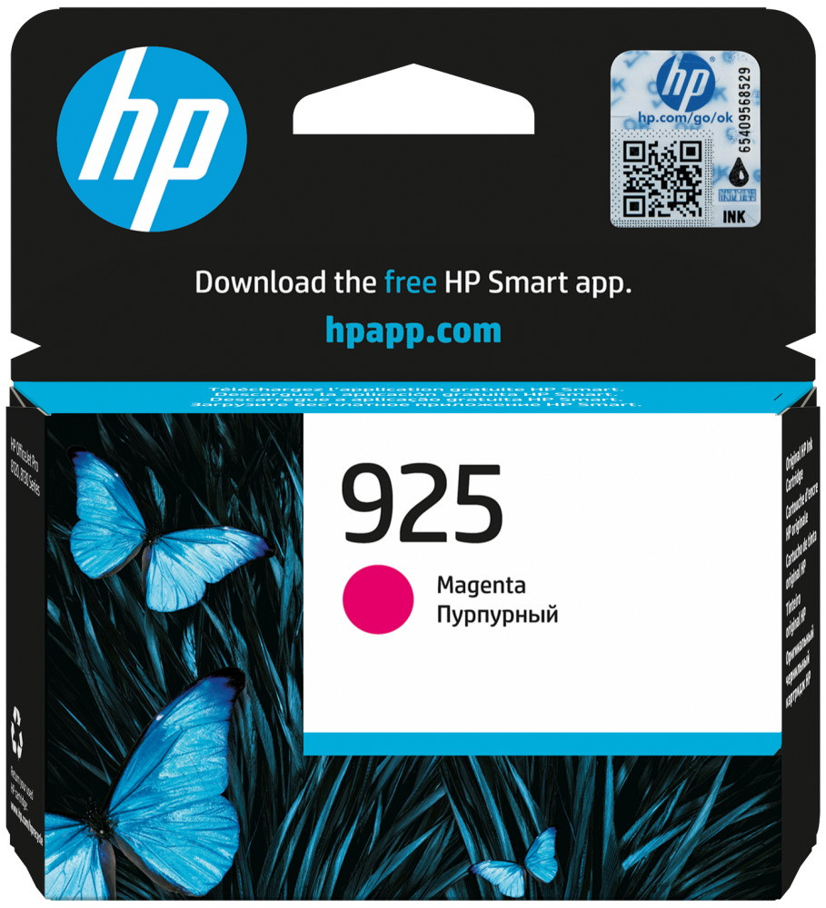 HP 925 Magenta originální inkoustová kazeta