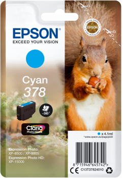EPSON cartridge T3782 cyan (veverka)