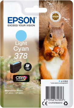 EPSON cartridge T3785 light cyan (veverka)