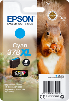 EPSON cartridge T3792 cyan (veverka)
