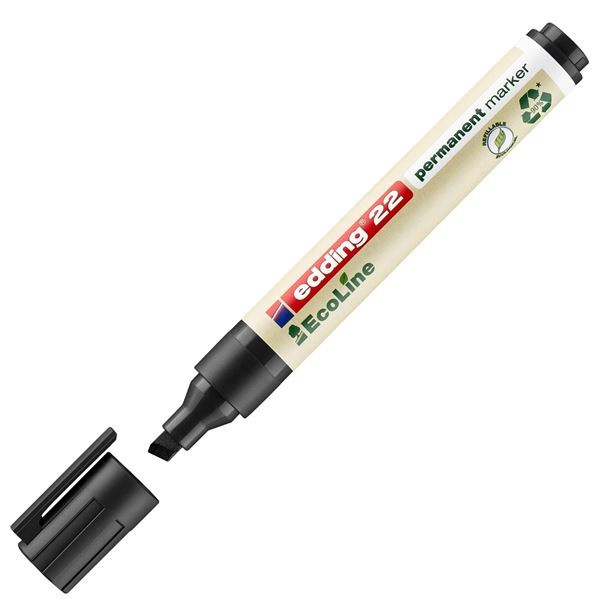 Permanentní popisovač Edding Ecoline 22, černý