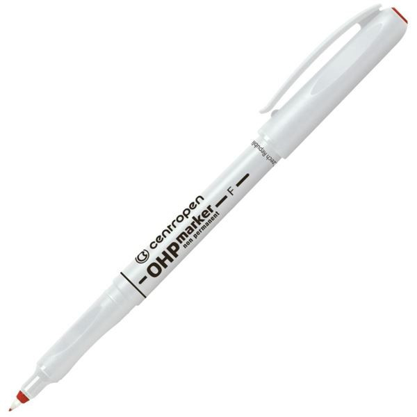 Popisovač na fólie Centropen 2646, červený