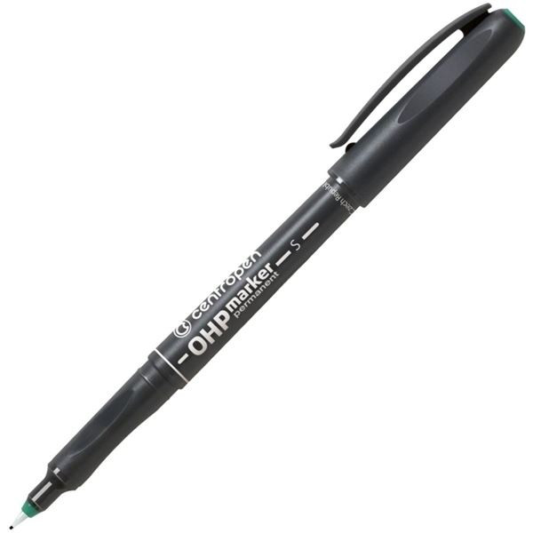 Permanentní popisovač Centropen 2634 S, zelený