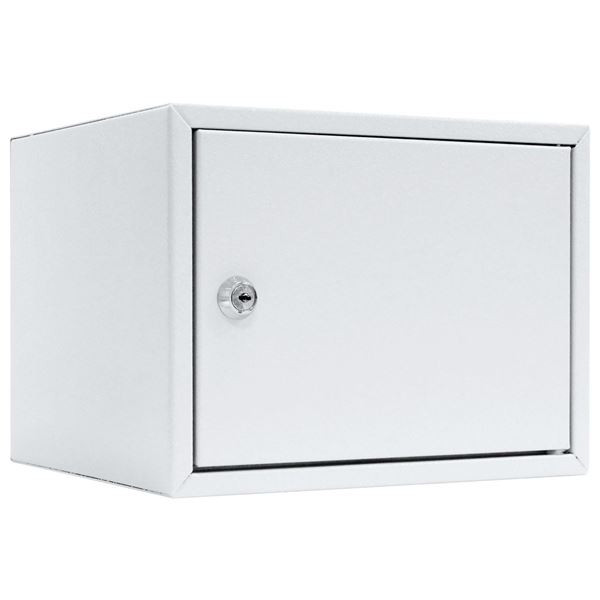 Nábytková schránka HOME CASE 2 - na klíč, šedá