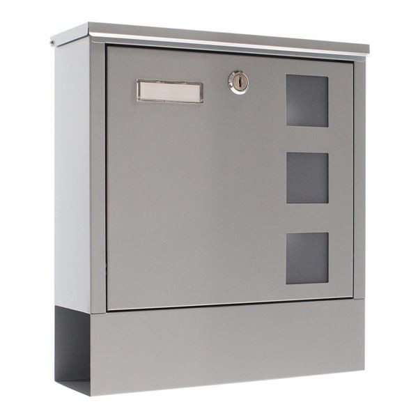 Poštovní schránka Lago - stříbrná