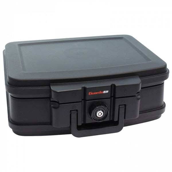 Ohnivzdorný FIRE  Data box 2 - na klíč, černý