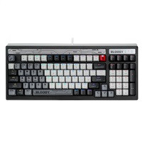 A4tech Bloody B950 podsvícená mechanická herní klávesnice RGB, Brown Switch, USB, CZ,  šedá
