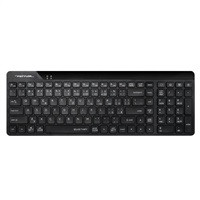 A4tech FStyler FBK23 AS, bezdrátová Dual mode Bluetooth+2,4G klávesnice, CZ, černá