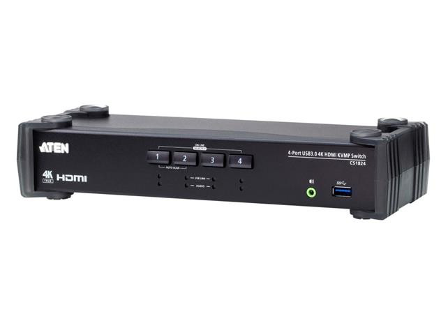 ATEN 4-port USB3.0 4K HDMI KVMP, audio