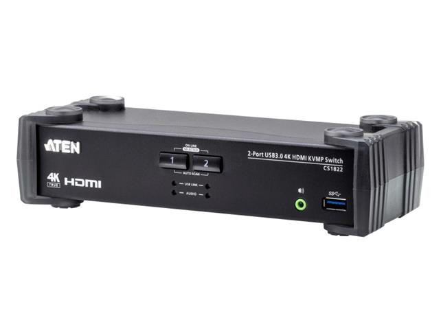 ATEN 2-Port USB3.0 4K HDMI KVMP Switch