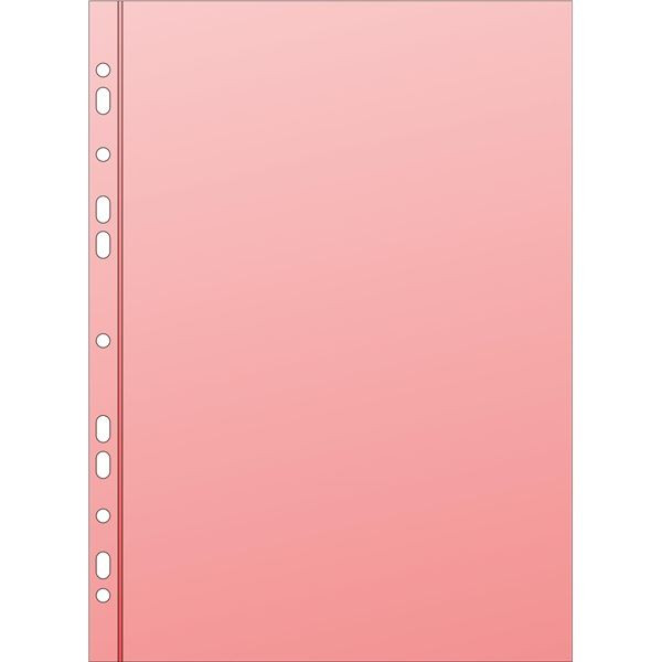 Barevné euroobaly - A4,lesklé,červené,50 mic,25 ks