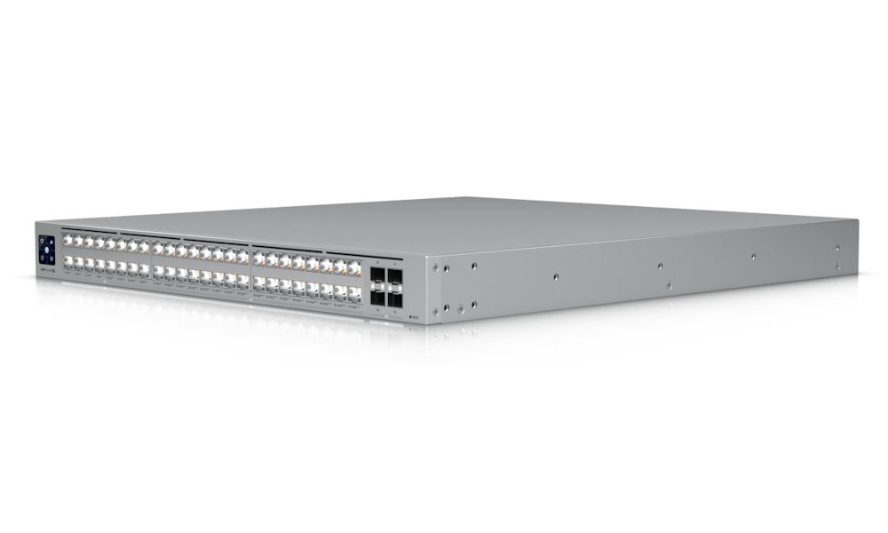 Ubiquiti UniFi Switch Pro XG 48 PoE - 32x 10GbE, 16x 2.5GbE, 4x SFP28, Etherlighting, 48x PoE+++ (PoE budget 1080W)