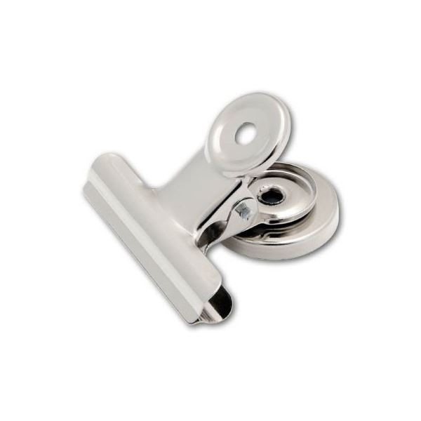 Pružinový klip s magnetem, 31 mm, 6 ks