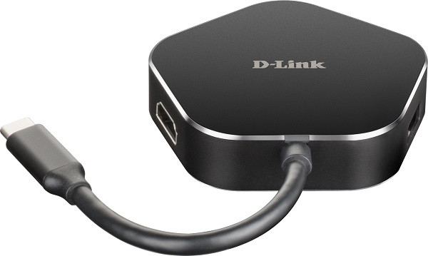 D-Link 4-in-1 USB-C Hub with HDMI and Power Delivery