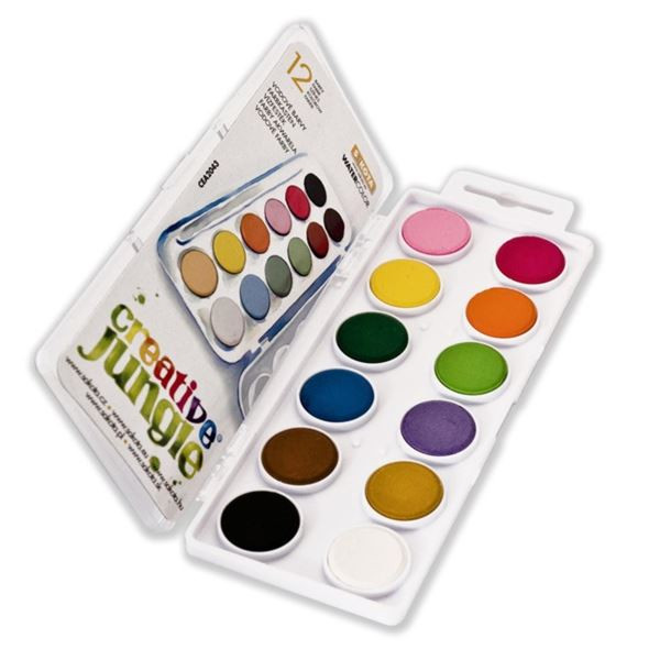 5997875720438_Vodové barvy Creative Jungle, 12 b.