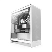 BAZAR - NZXT skříň H7 Flow edition / ATX / 3x 120 mm fan / USB-C / 2x USB / prosklená bočnice / mesh panel / bílá - Pošk