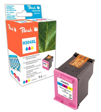 PEACH kompatibilní cartridge HP N9K07AE, No 304XL, color, 13ml