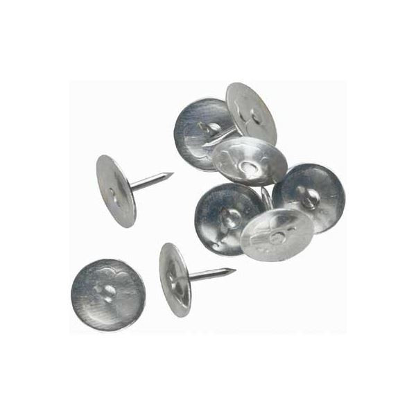 Kovové připínáčky, chromové, 100 ks