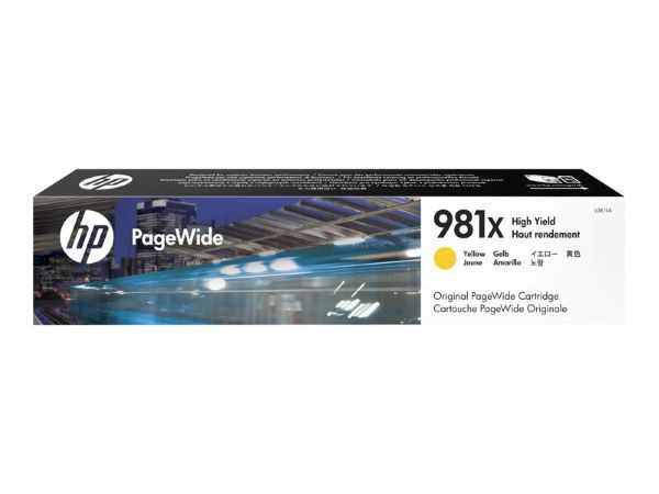 HP PageWide Cartridge 981X/Yellow/10 000 stran