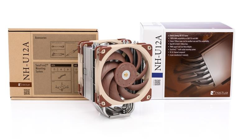 Noctua NH-U12A, Intel LGA2066/LGA2011-0/2011-3/LGA1150/LGA1151/LGA1155/LGA1156 & AMD AM2/AM2+/AM3/AM3+/AM4/FM1/FM2/FM2+ 