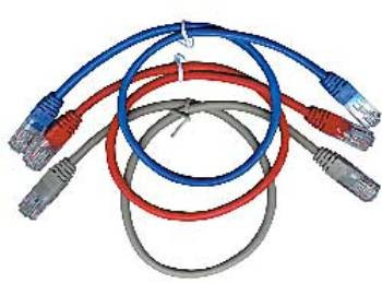 C-TECH Kabel patchcord Cat5e, UTP, šedý, 7,5m