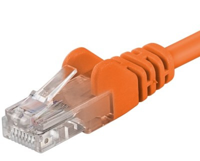 Premiumcord Patch kabel CAT6a S-FTP, RJ45-RJ45, AWG 26/7 3m oranžová