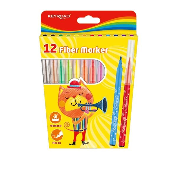 Fixy KEYROAD, sada 12 barev