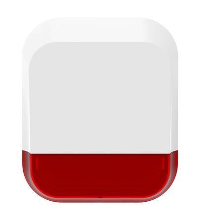 iGET SECURITY DP11 - Bezdrátová bateriová venkovní siréna 115 dB pro alarm M4. Indikace alarmu pomocí červených LED diod