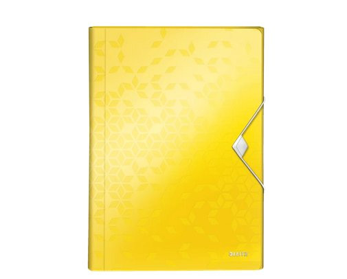 LEITZ Aktovka s přihrádkami  WOW, PP, žlutá