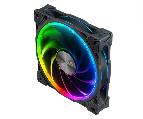 přídavný ventilátor Akasa SOHO AR LED 12 cm RGB