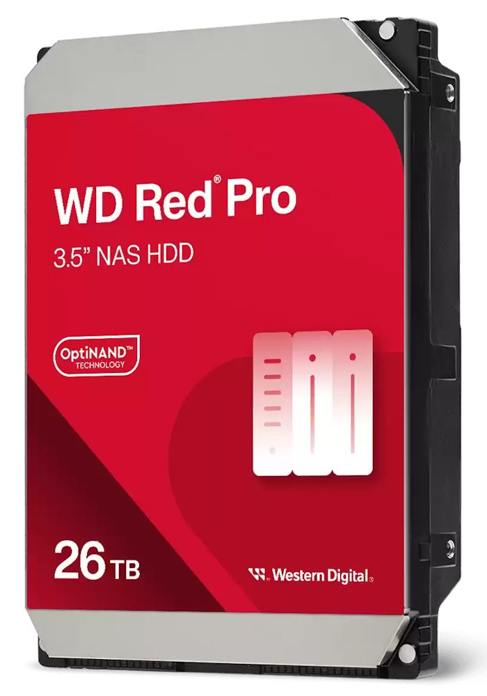 WD RED PRO 26TB / WD260KFGX / SATA III/  Interní 3,5"/ 7200rpm / 512MB