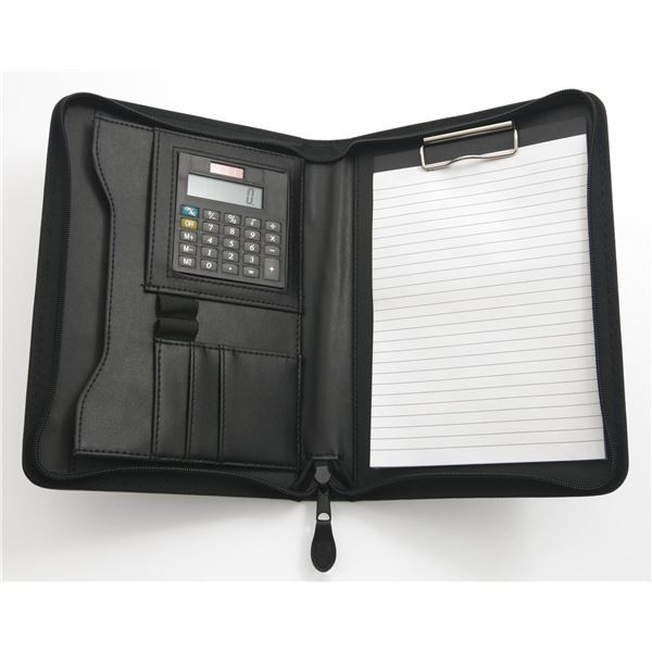 Konferenční desky A5 s kalkulačkou, černé