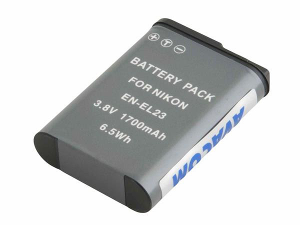 AVACOM Náhradní baterie Nikon EN-EL23 Li-Ion 3.8V 1700mAh 6.4Wh