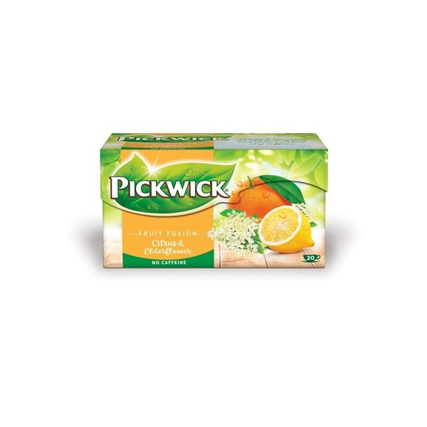 Ovocný čaj Pickwick citrus a bezový květ, 20x 2 g