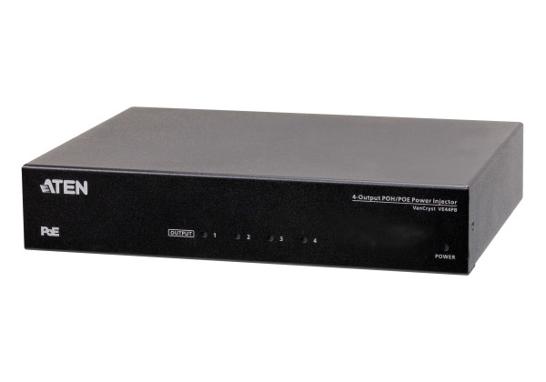 Aten 4-Output PoH/PoE Power Injector