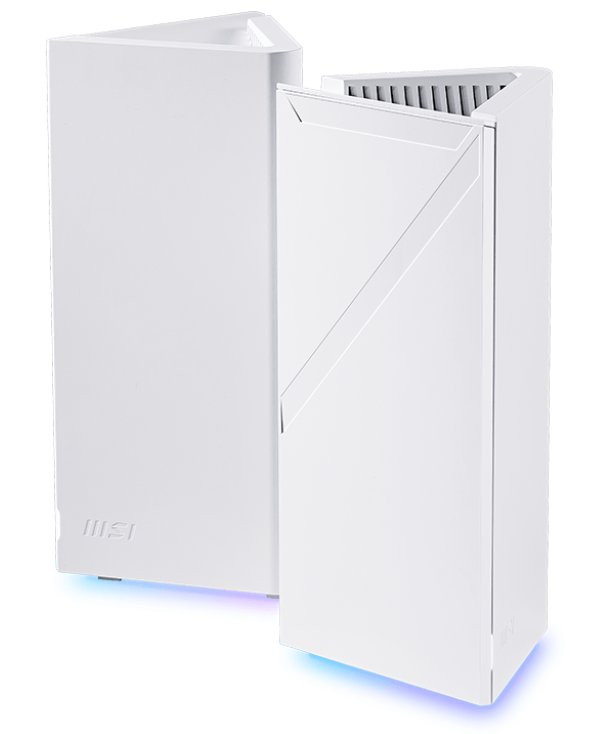 MSI mesh systém Roamii BE Pro/ 2 Pack/ WiFi7/ 6GHz/ 5GHz/ 2,4GHz/ bílý/ RGB