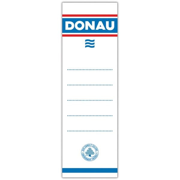 Zasouvací etikety pro pákové pořadače Donau 7 cm