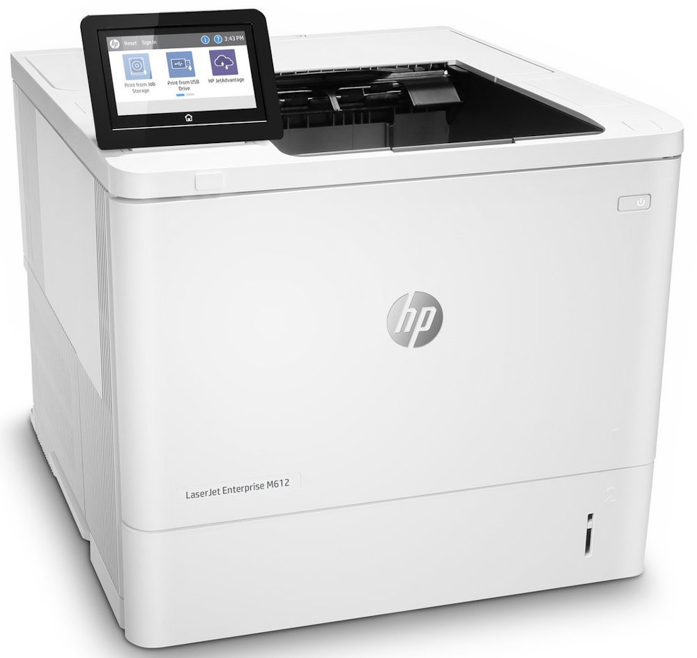 HP LaserJet Enterprise M612dn/ A4/ čb/ 1200x1200/ až 71ppm/ duplex/ LAN/ USB/ bílá
