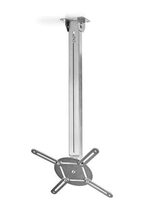 Nedis PJCM200GY - Stropní držák projektoru| | 360° | Max. 10 kg | 550 - 1000 mm | Stříbrná barva
