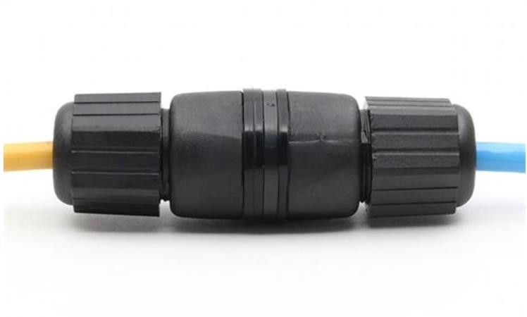 OPTIX Stíněná vodotěsná RJ45 kabelová spojka, krytí IP-67
