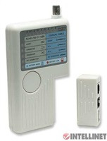 Intellinet Cable Tester,  4-in-1, RJ11, RJ45, USB and BNC