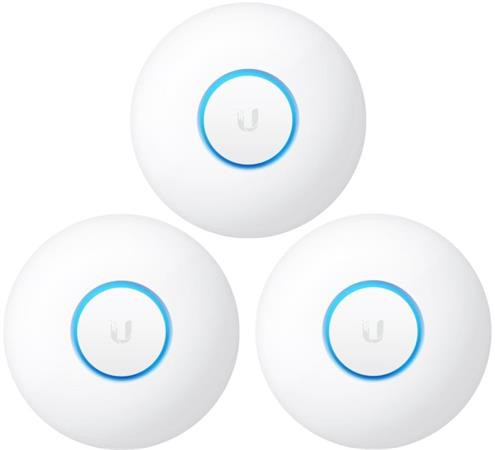 Ubiquiti UniFi UAP-nanoHD-3, Wave2 AC AP, bez PoE adaptéru, 3-pack