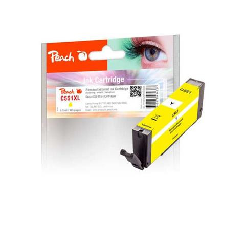 PEACH kompatibilní cartridge Canon CLI-551Y, yellow, 8,5 ml